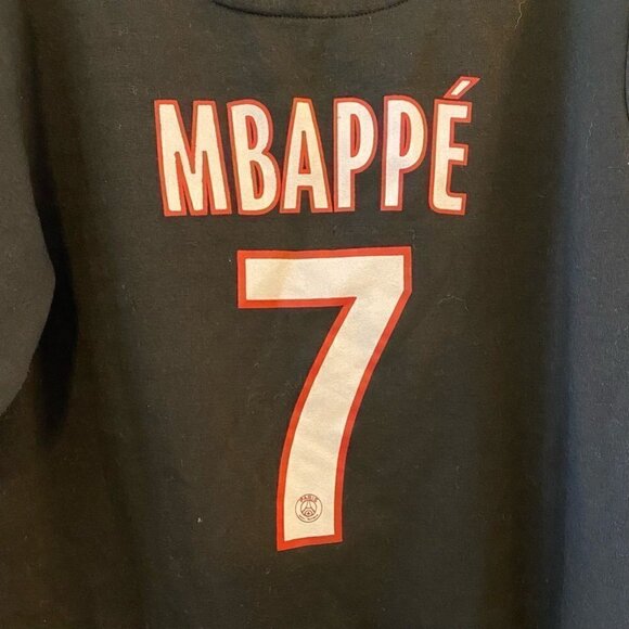 Paris Saint-Germain Kylian Mbappé Justice League Unisex Sweatshirt Black Crew XL - Picture 10 of 10